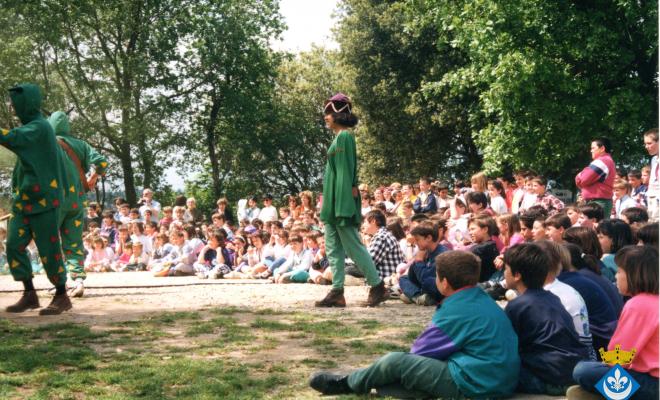 Concentració infantil. Celebració del 150è aniversari del naixement de Verdaguer