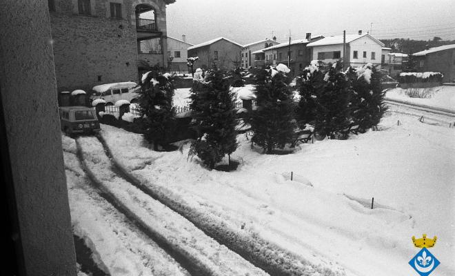 Nevada a Folgueroles carrer Major