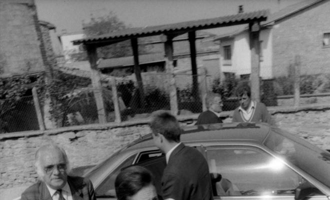 Festa Verdaguer. Recepció d'autoritats. Marta Ferrussola, primera dama de Catalunya