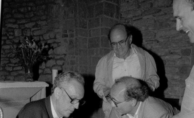Festa de l'Arbre de Maig dins la Festa Verdaguer. Mossèn Josep Maria Ballarín i Monset