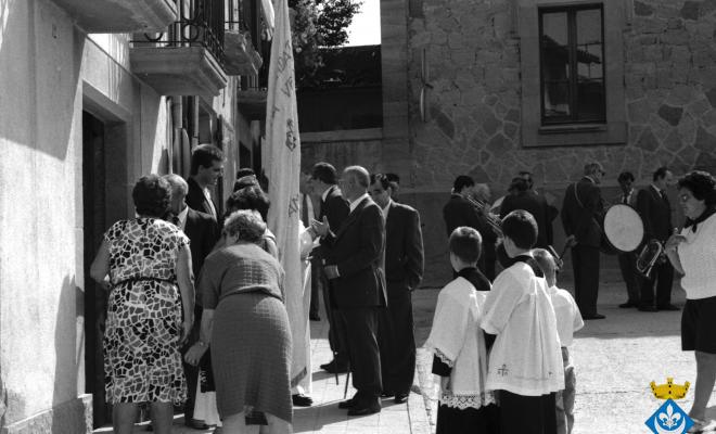 Processó de la Verge dins els actes de la Festa Major