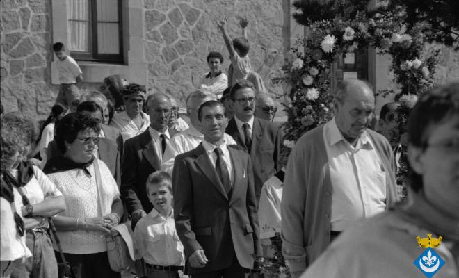 Processó de la Verge dins els actes de la Festa Major