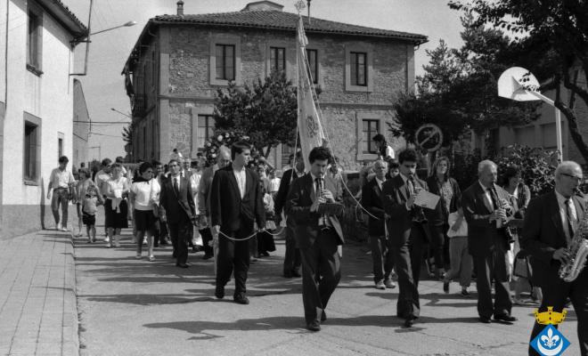 Processó de la Verge dins els actes de la Festa Major