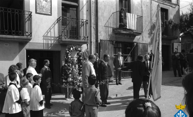 Processó de la Verge dins els actes de la Festa Major