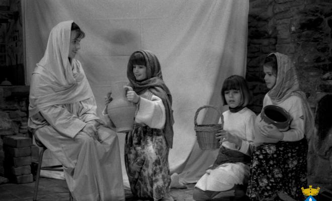 Sessió de fotos per fer figures de pessebre de l'Ateneu de Folgueroles