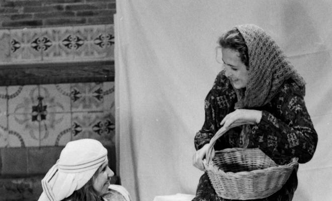 Sessió de fotos per fer figures de pessebre de l'Ateneu de Folgueroles