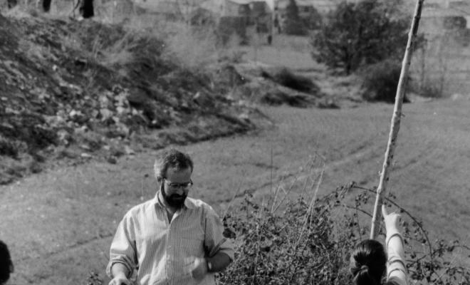 Indrets ruta Verdagueriana. Plantada d'arbres a l'entorn de l'ermita de la Damunt