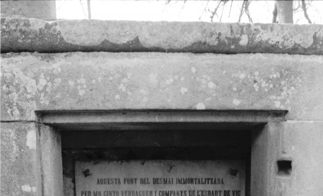 Indrets ruta Verdagueriana. Font del Desmai