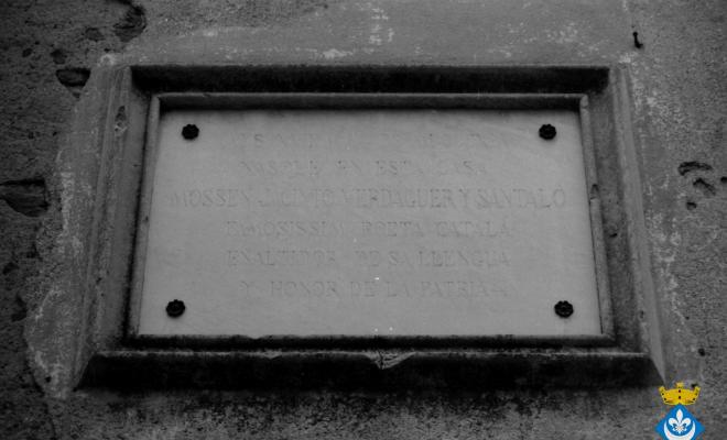 Ruta Verdagueriana. Placa a la casa natal de mossèn Cinto Verdaguer