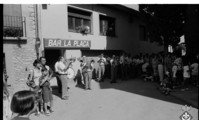 Processó de la Verge dins els actes de la Festa Major