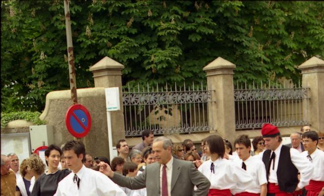 Ballets dins la Festa Verdaguer. Gil Orriols, alcalde de Folgueroles
