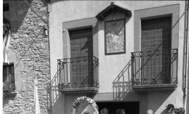 Processó de la Verge dins els actes de la Festa Major