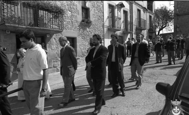 Processó de la Verge dins els actes de la Festa Major
