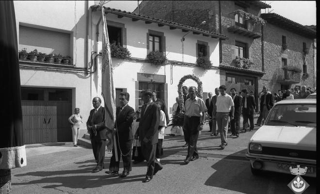 Processó de la Verge dins els actes de la Festa Major