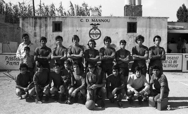 Equips de futbol al Camp d'Esports