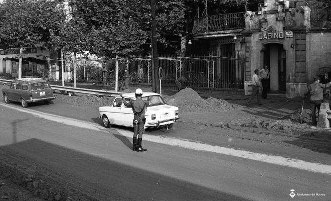 Efectes d'un aiguat, carretera N-II