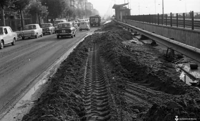 Efectes d'un aiguat, carretera N-II