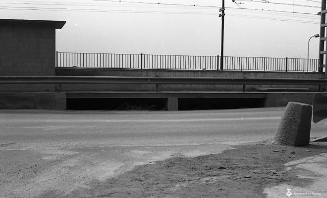 Efectes d'un aiguat, carretera N-II