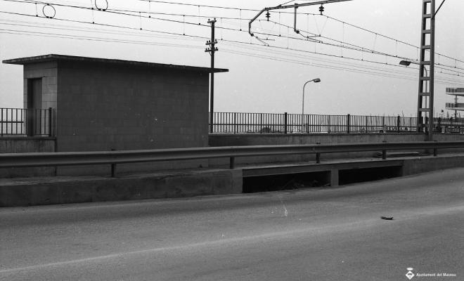 Efectes d'un aiguat, carretera N-II