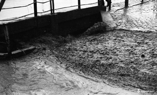 Efectes d'un aiguat, carrer de Roger de Flor