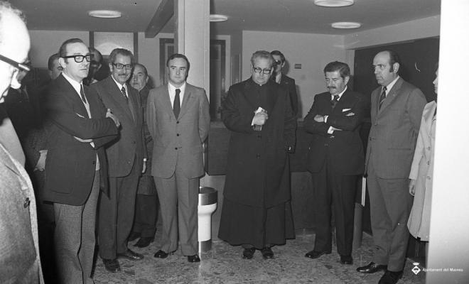Inauguració de l'oficina de la Caixa Laietana