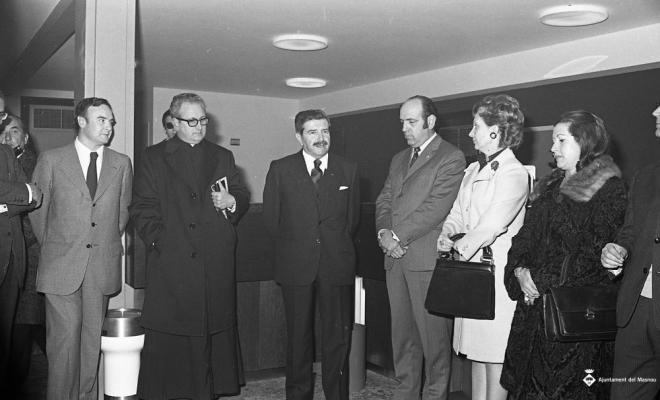 Inauguració de l'oficina de la Caixa Laietana