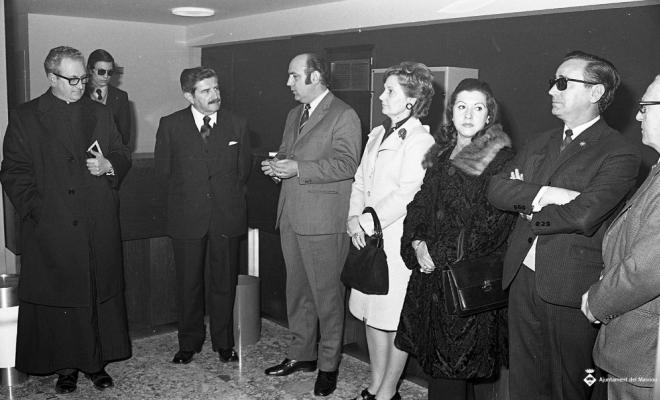 Inauguració de l'oficina de la Caixa Laietana