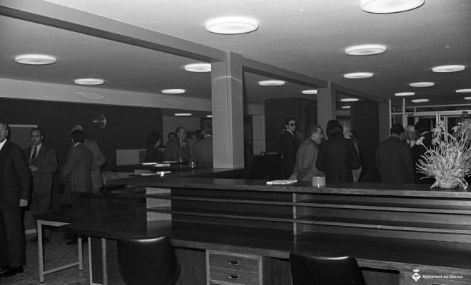 Inauguració de l'oficina de la Caixa Laietana