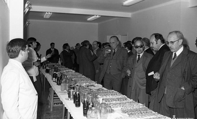 Inauguració de l'oficina de la Caixa Laietana