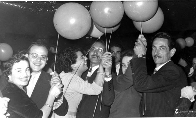 Celebració de Nadal en una festa