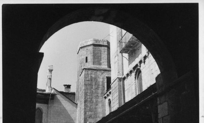 Detall del claustre de la catedral de la Seu d'Urgell