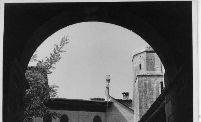 Detall del claustre de la catedral de la Seu d'Urgell