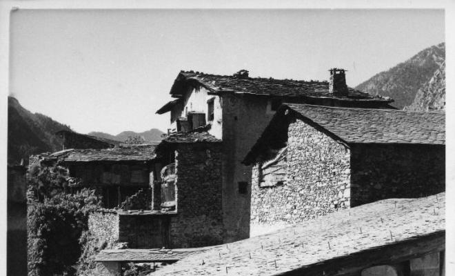 Vista d'algunes cases d'Andorra la Vella