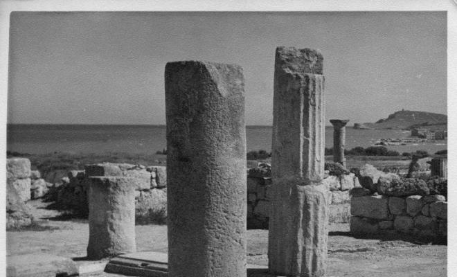 Vista de les ruïnes d'Empúries (Alt Empordà)