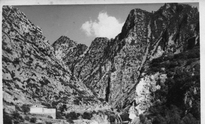 Vista del pantà d'Oliana (Alt Urgell)