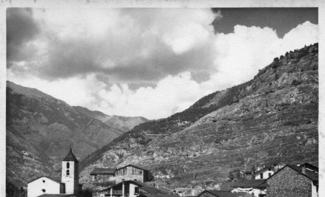Vista general d'Ordino, Andorra