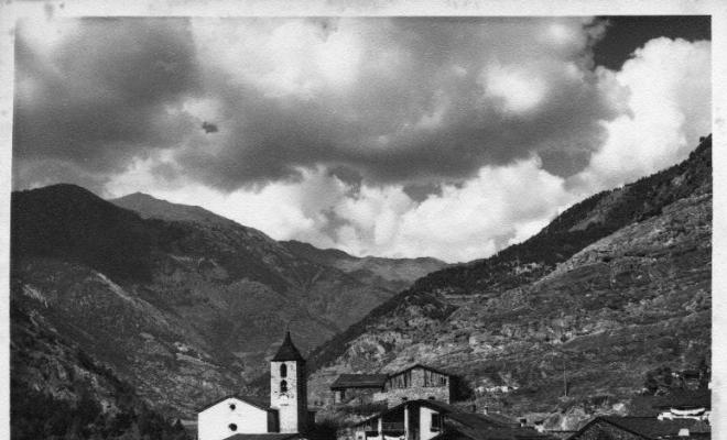 Vista general d'Ordino, Andorra