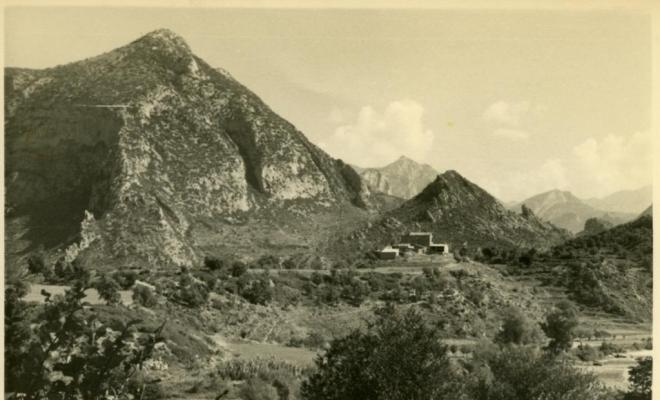 Perspectiva general del Coll de Nargó (Alt Urgell)