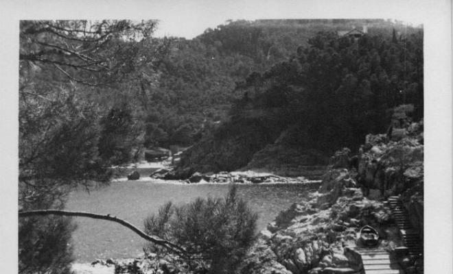 Vista general d'una cala a la zona d'Aiguablava