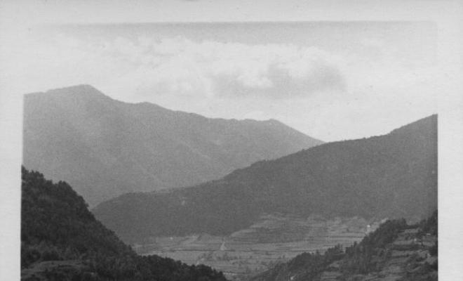 Teulades de cases d'Ordino, Andorra