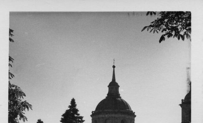 Detall de l'edifici del monestir de l'Escorial