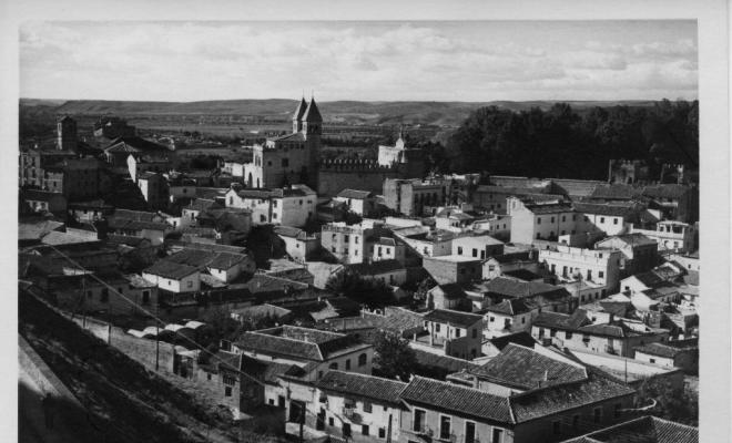 Perspectiva del centre de la vila de Toledo
