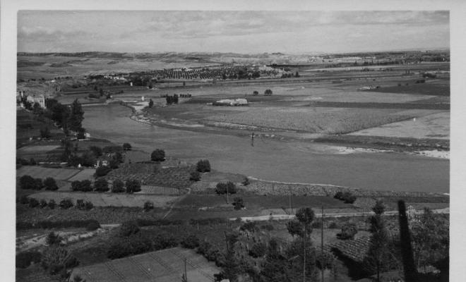 Perspectiva dels camps que envolten Toledo