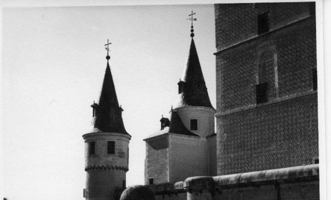 Torres i façana de l'alcàsser de Segòvia