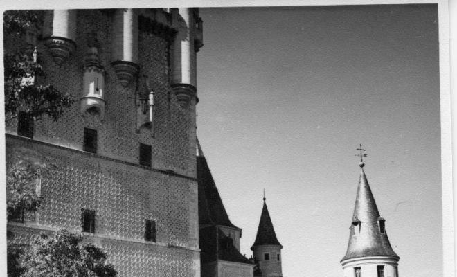 Torres i façana de l'alcàsser de Segòvia