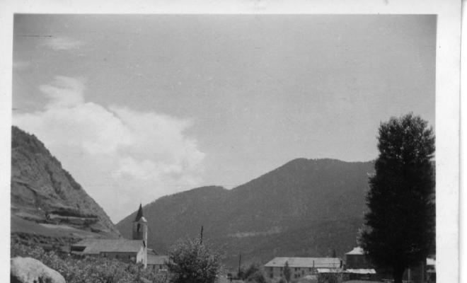 Perspectiva del riu Escrita a Espot (Pallars Sobirà)