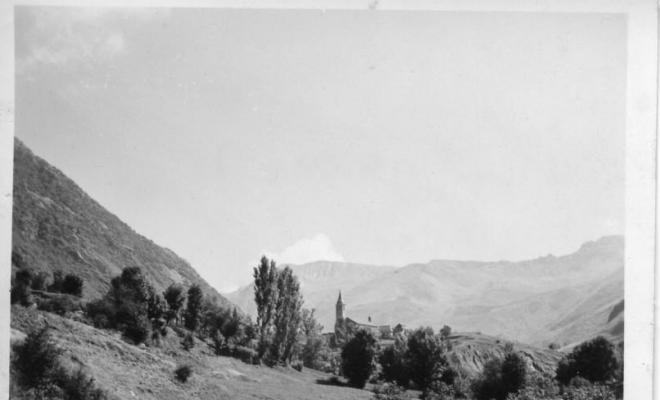 Perspectiva de Salardú (Vall d'Aran) i la zona que l'envolta