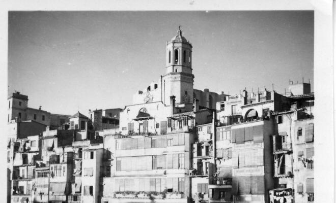 Cases de Girona a la vora del riu Onyar