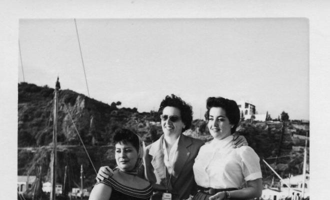 Retrat de Teresa Torres al port d'Envalira (Andorra)