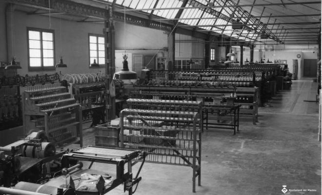 Taller de la fàbrica Sedalines el Pino